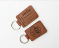Custom Leather Engraved Keychain
