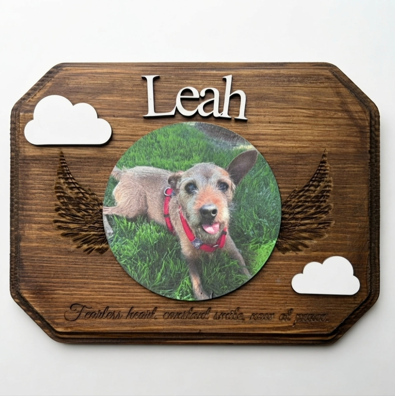 "Forever Loved" Premium Custom Pet Memorial Plaque