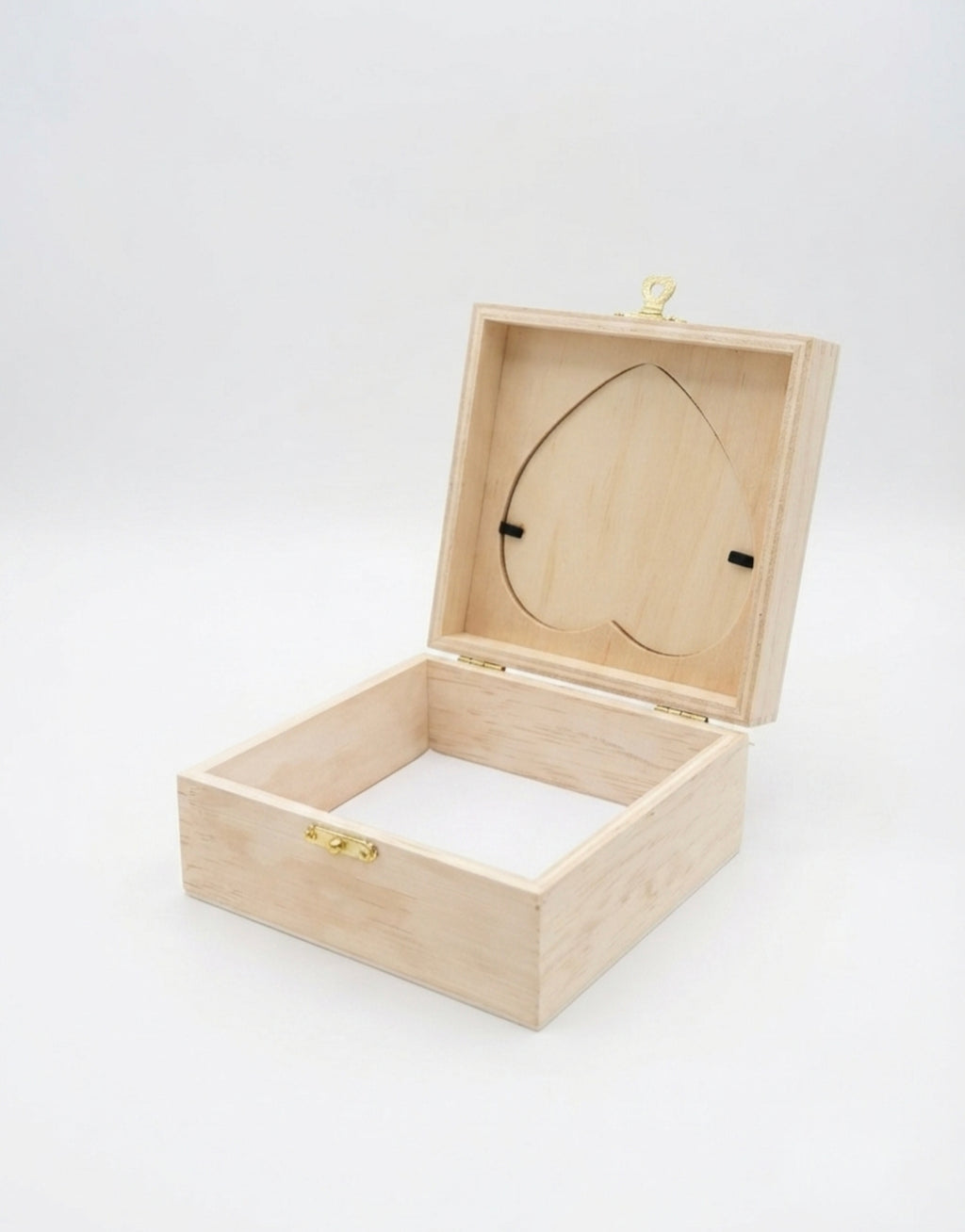 Custom Wood Heart Box