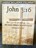 Custom Scripture & Quote Wood Plaque