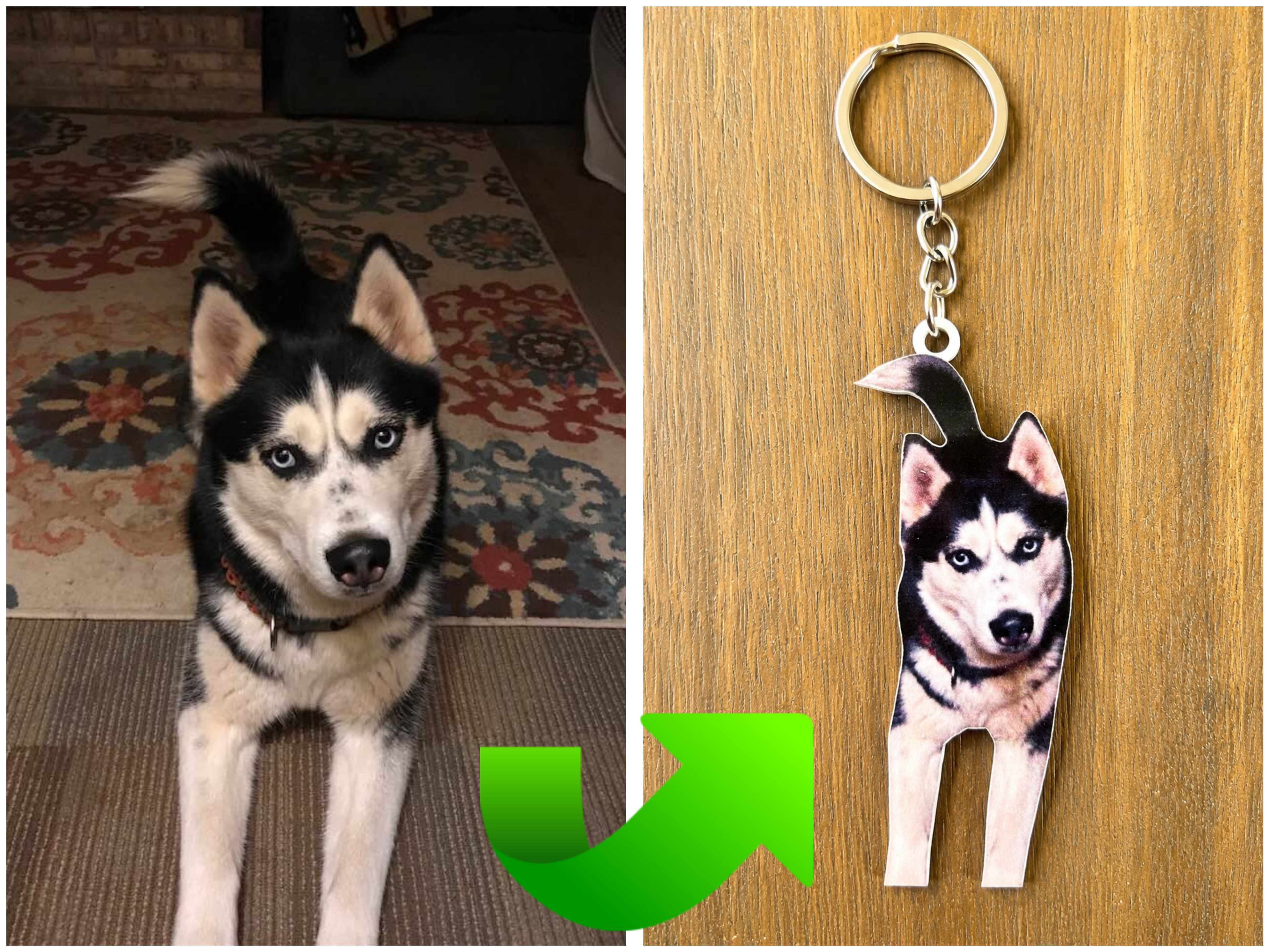 Custom Full Color Pet Keychain